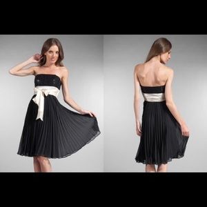 Betsey Johnson Sequin-topped Strapless Dress